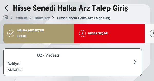 ziraat bankasi internetten halka arz basvuru